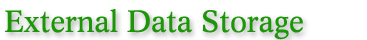 External Data Storage